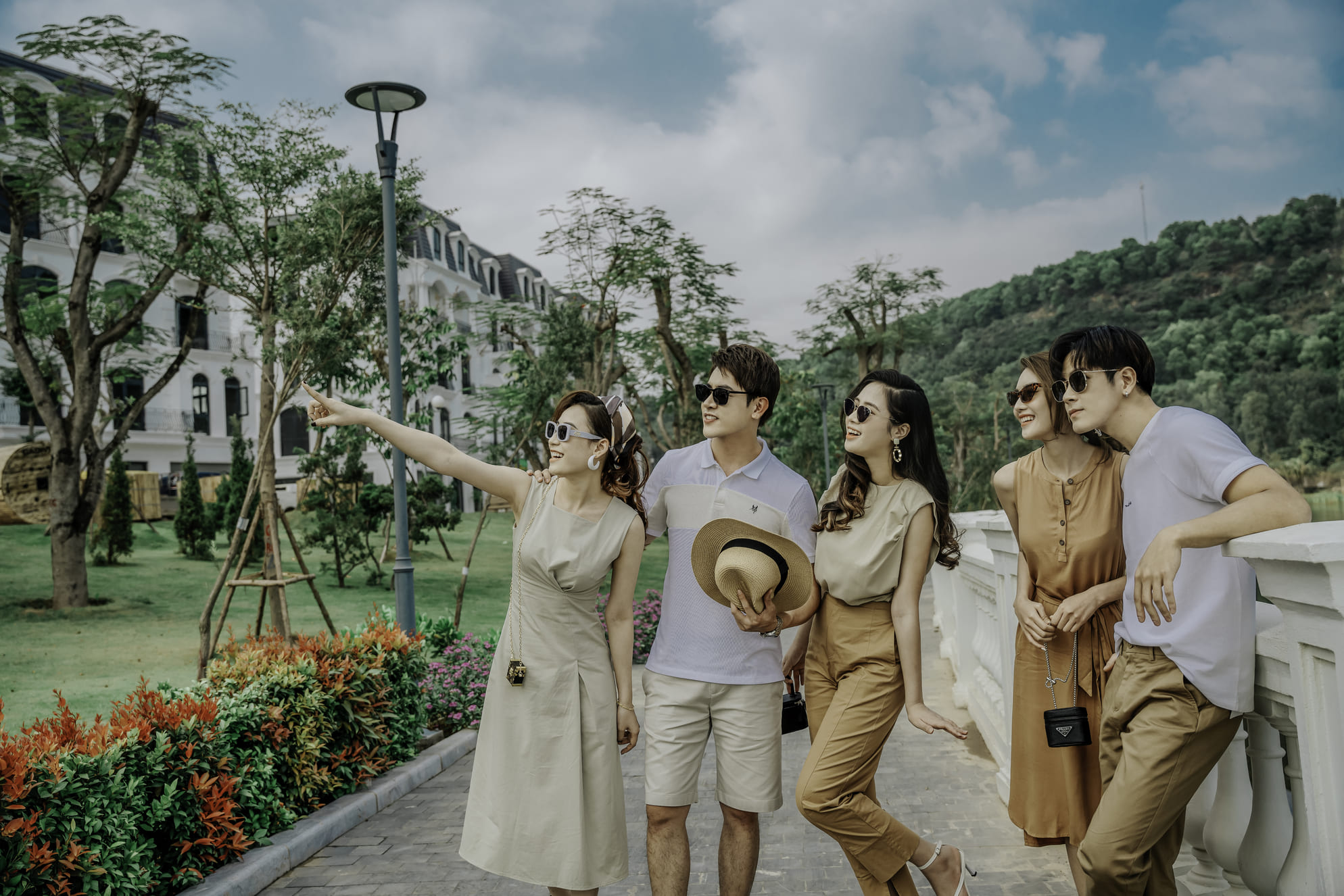 Vườn hoa dạo bộ