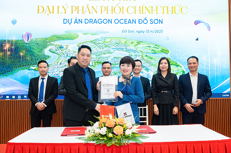 Đông Tây Land Miền Bắc chính thức ký kết hợp tác phân phối dự án Dragon Ocean Đồ Sơn