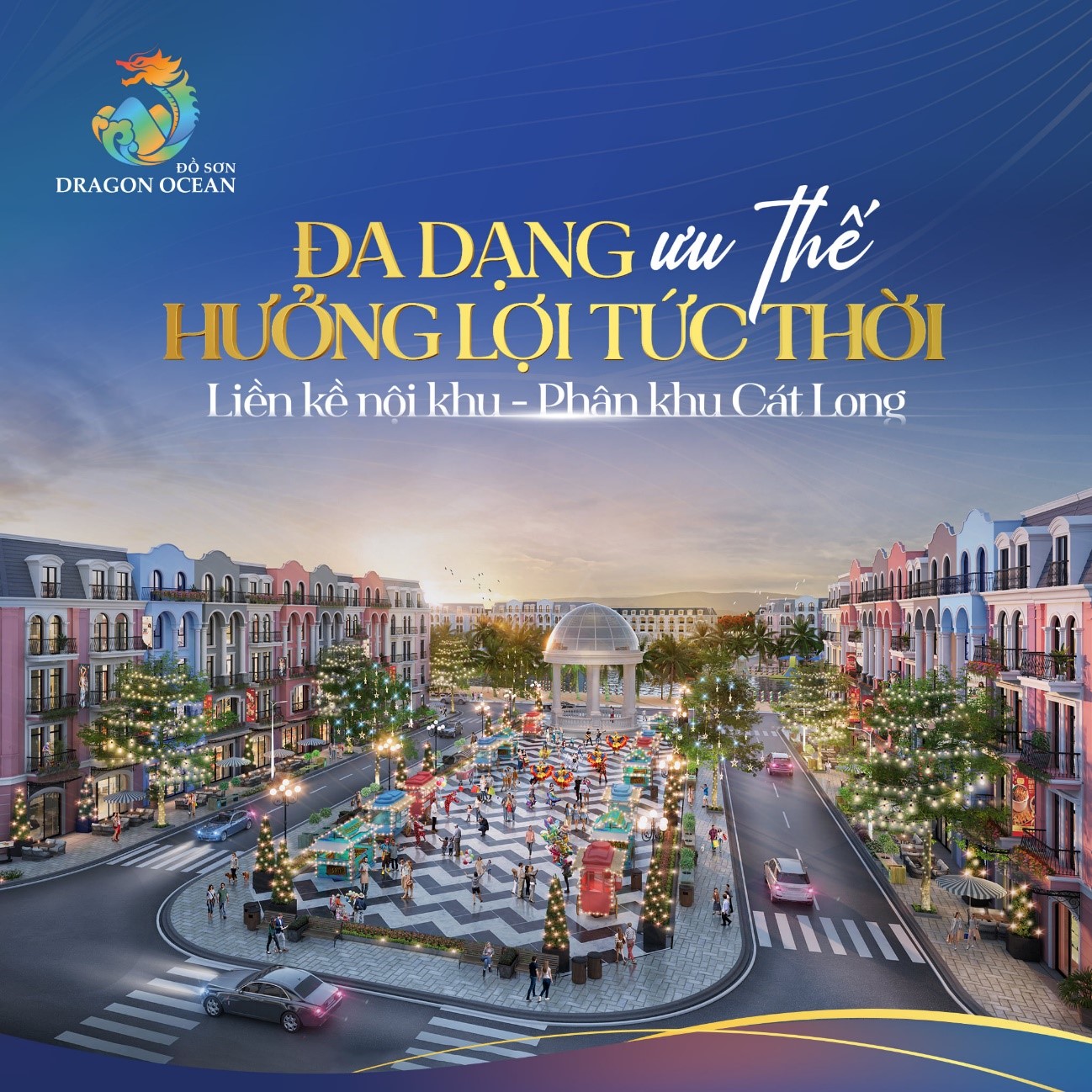 Phân khu Kim Long và Cát Long – điểm hẹn đầu tư kinh doanh, đón đầu mùa lễ hội sôi động nhất năm tại Hải Phòng.